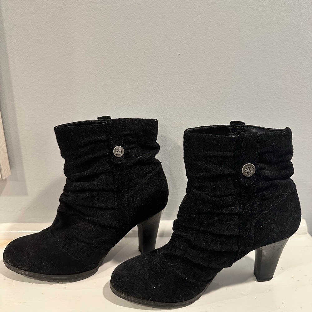 BCBG Black Heeled Boots